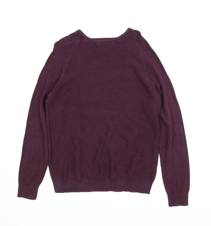 TU Mens Purple   Pullover Jumper Size M