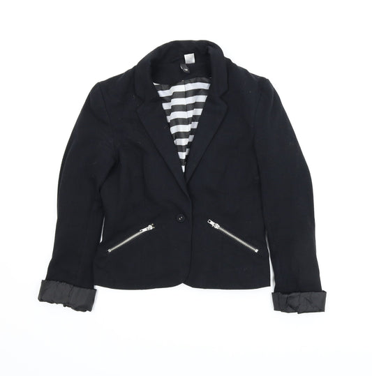 Divided Womens Black   Jacket  Size 12