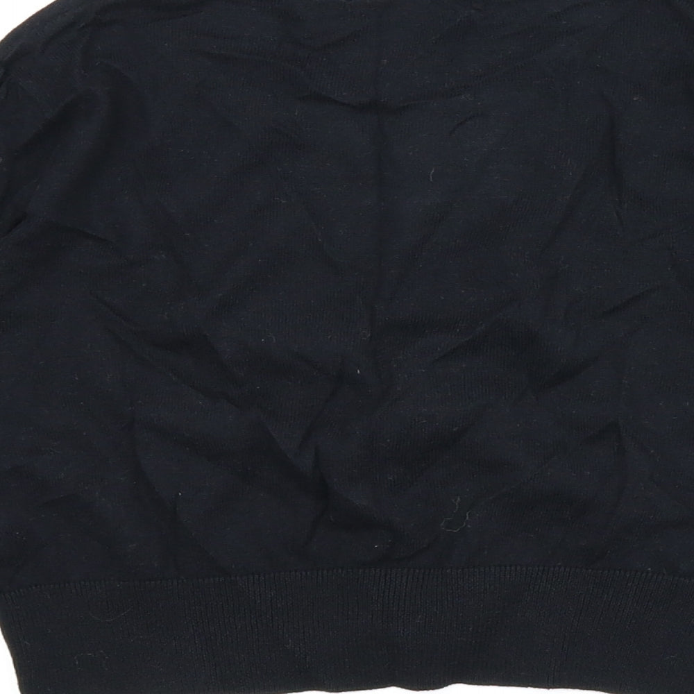 M&S Womens Black   Cardigan Jumper Size 12
