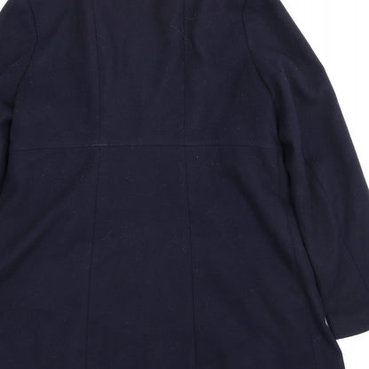 George Womens Blue   Pea Coat Coat Size 12