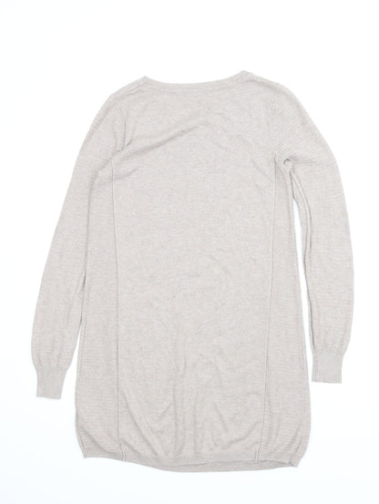 F&F Womens Brown   Jumper Dress  Size 8