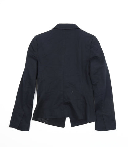 Womens UK Size S Preworn Blue Jacket