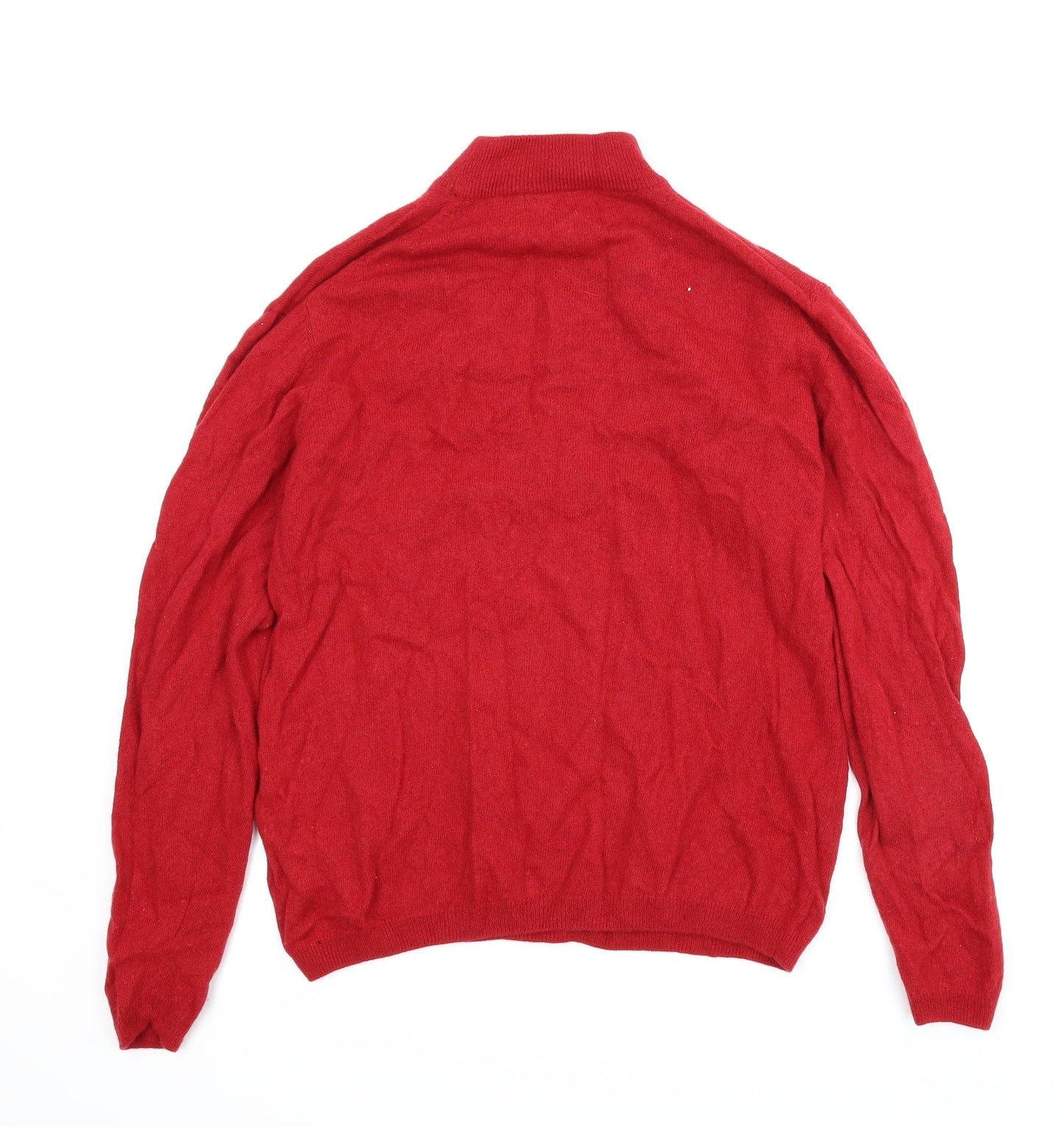 Isle Essentials Womens Red   Pullover Jumper Size L