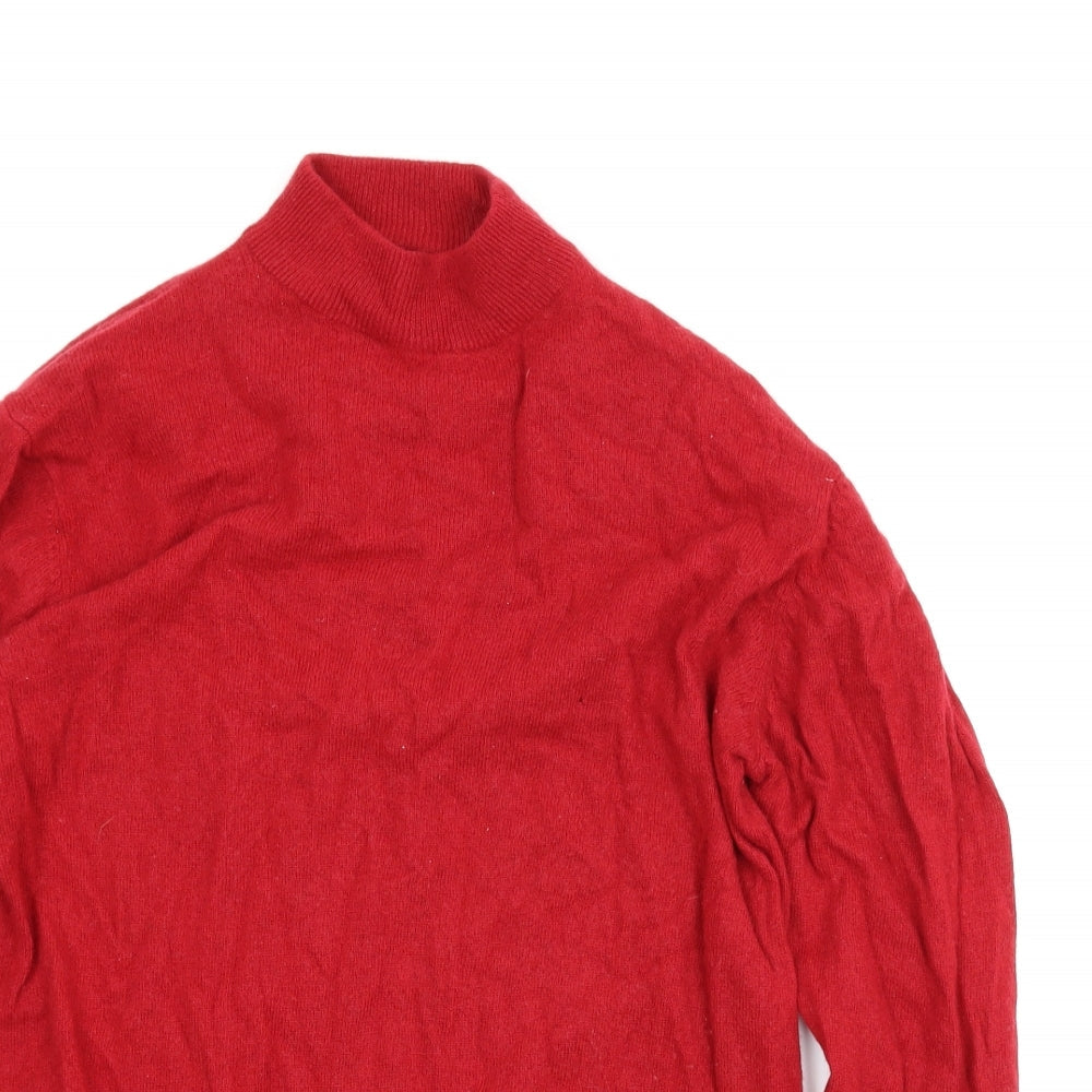 Isle Essentials Womens Red   Pullover Jumper Size L