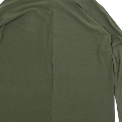 Womens UK Size L Preworn Green Basic Blouse