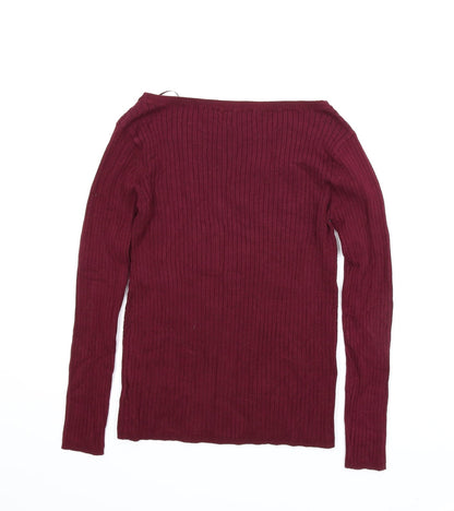 Marks & Spencer Womens Purple   Pullover Jumper Size 10