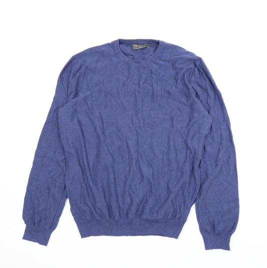 Primark Mens Blue   Pullover Jumper Size L
