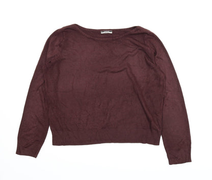 George Womens Purple   Pullover Jumper Size M