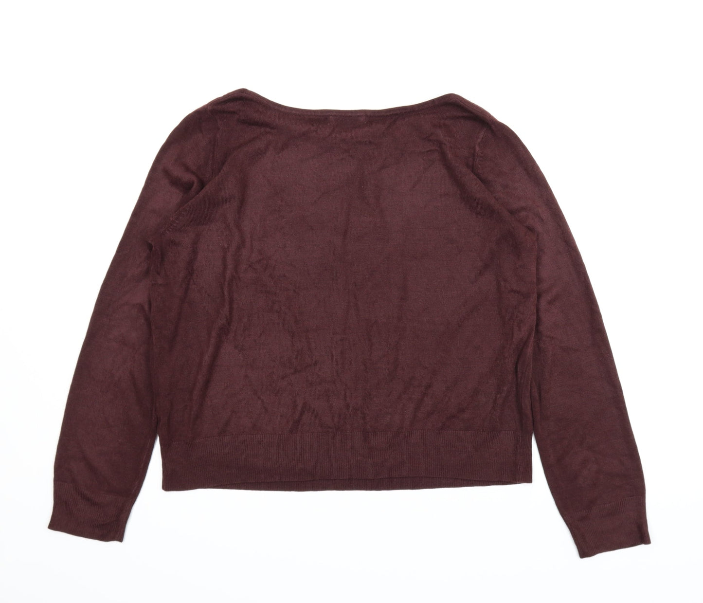 George Womens Purple   Pullover Jumper Size M