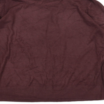 George Womens Purple   Pullover Jumper Size M