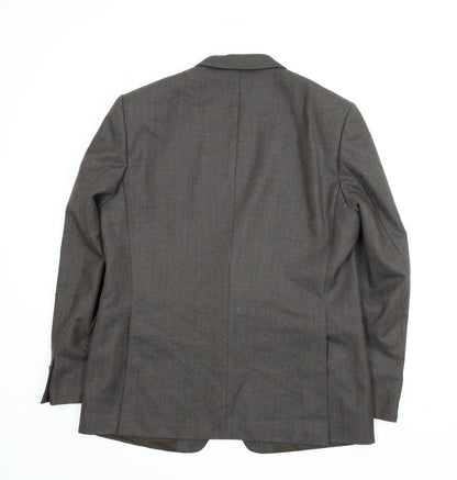 Mens UK Size 44 Greenwoods Regular Brown Suit Jacket
