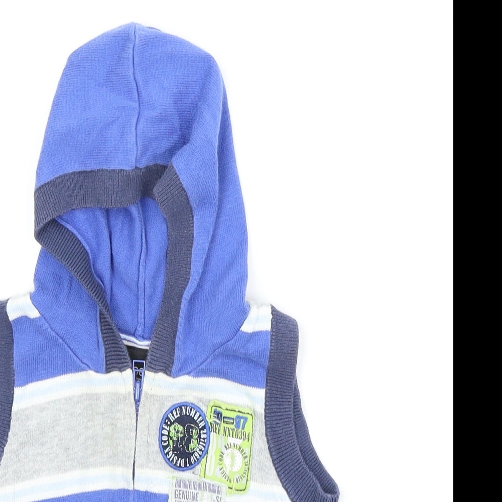 NEXT Boys Grey   Vest Jumper Size 6-9 Months