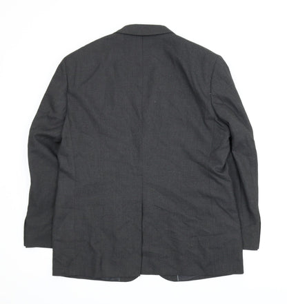 Mens UK Size 42 Impressions Regular Grey Suit Jacket