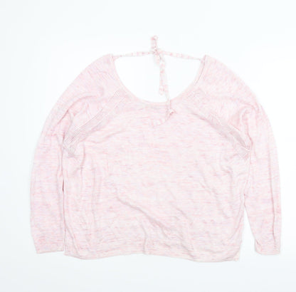 Indigo Womens Pink   Basic Blouse Size M