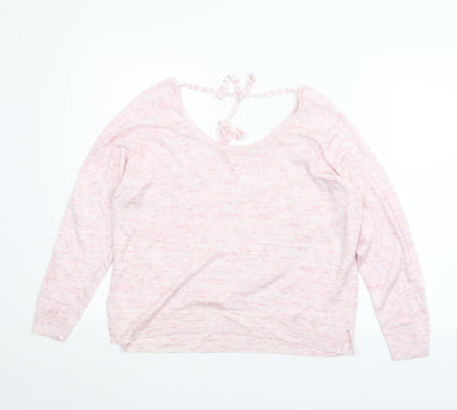 Indigo Womens Pink   Basic Blouse Size M