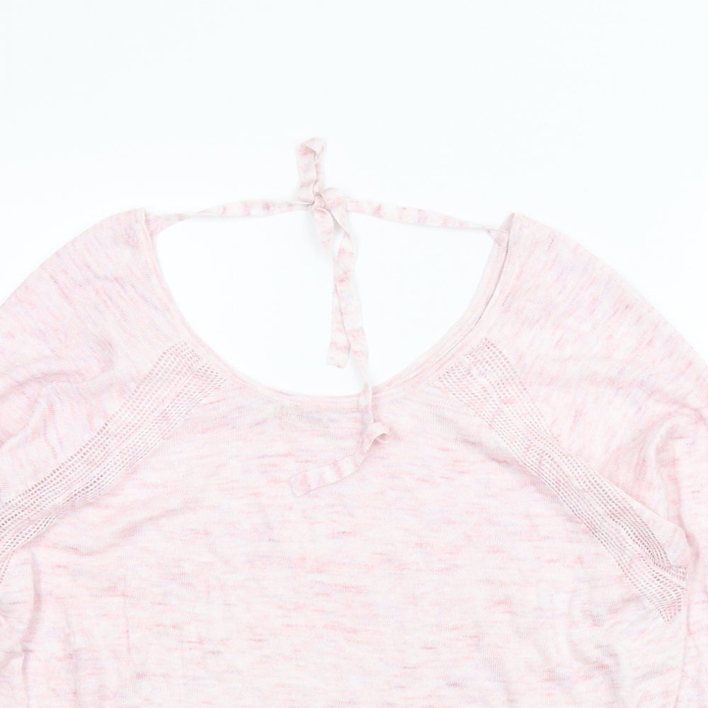 Indigo Womens Pink   Basic Blouse Size M