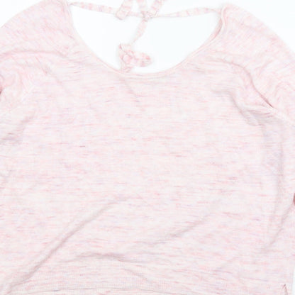 Indigo Womens Pink   Basic Blouse Size M