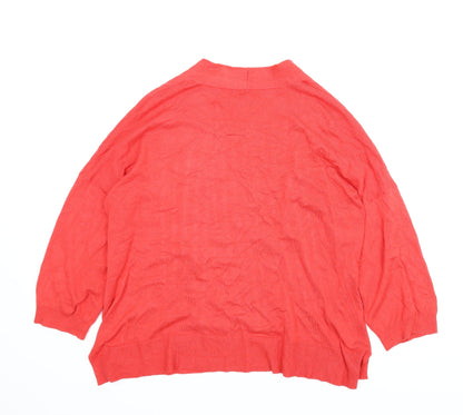 Intuition Womens Red   Cardigan Jumper Size XL