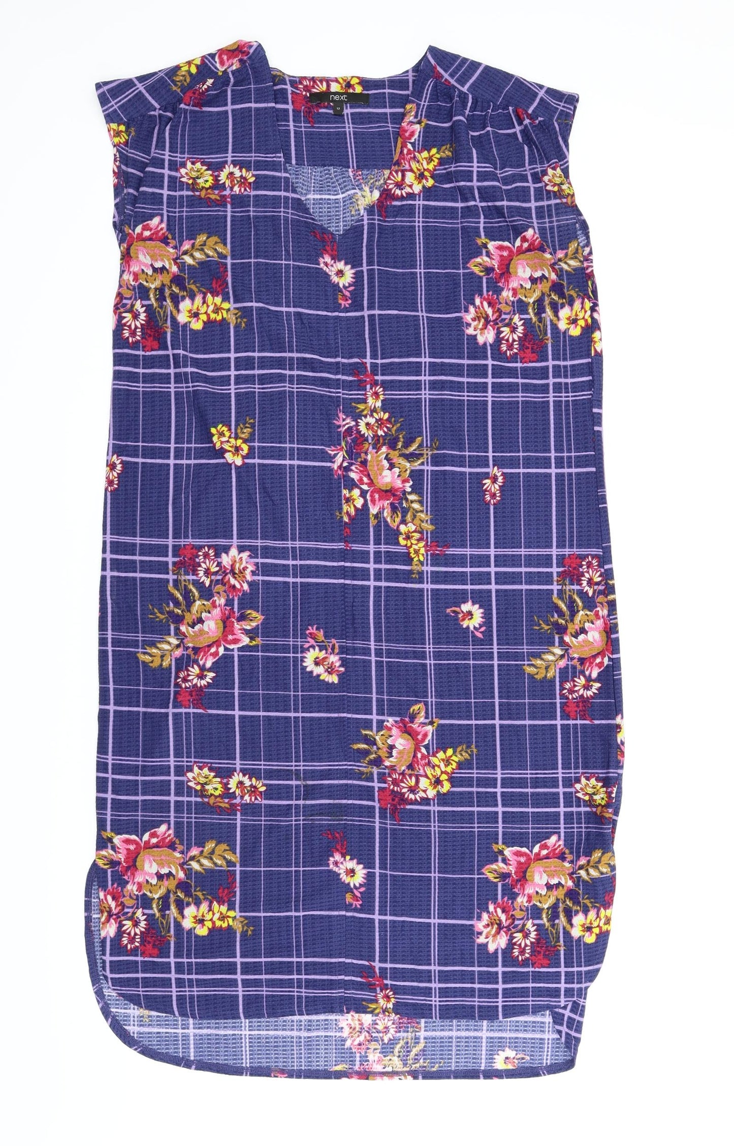 NEXT Womens Blue Floral  Shift  Size 12