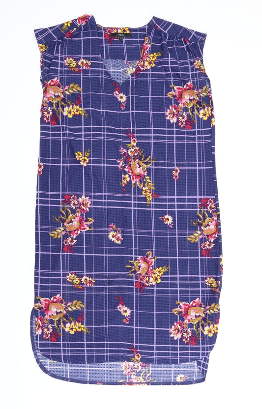 NEXT Womens Blue Floral  Shift  Size 12