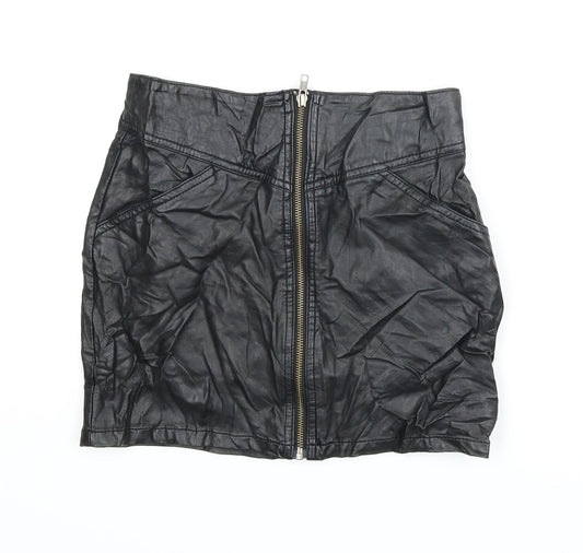H&M Womens Black   Mini Skirt Size 10