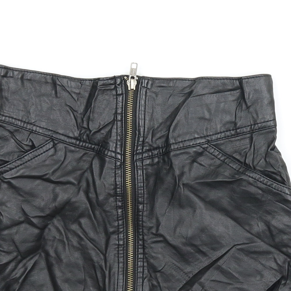 H&M Womens Black   Mini Skirt Size 10