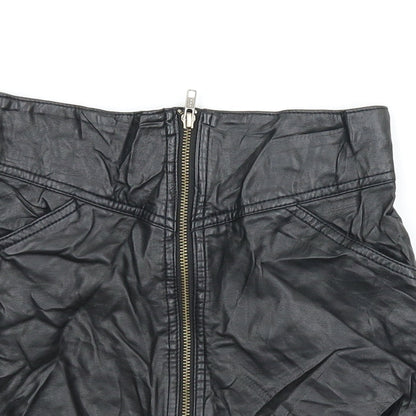 H&M Womens Black   Mini Skirt Size 10