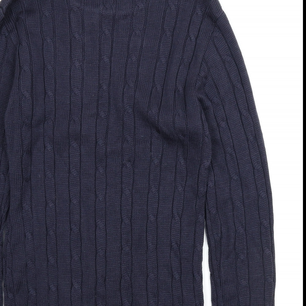 Focus Mens Blue   Pullover Jumper Size S