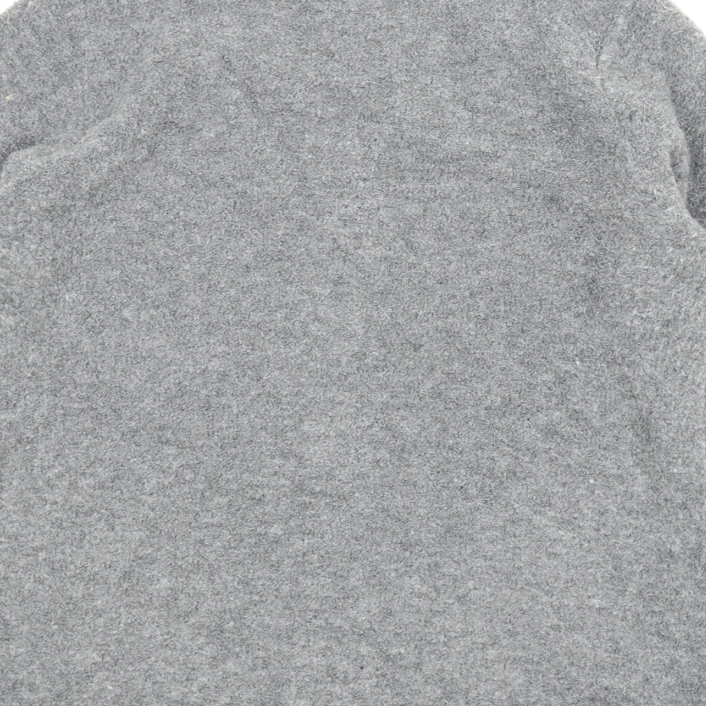 Classic Womens Grey  Fleece Full Zip Jumper Size M