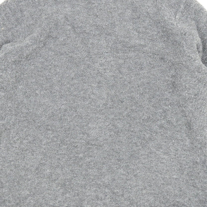 Classic Womens Grey  Fleece Full Zip Jumper Size M