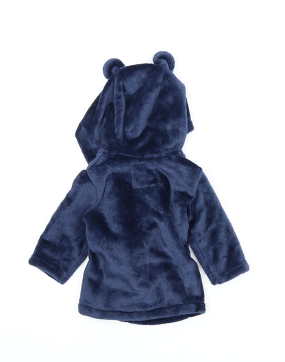 F&F Baby Blue Solid  Capri Robe Size 0-3 Months