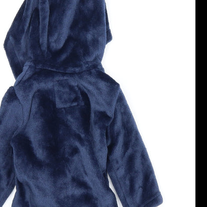 F&F Baby Blue Solid  Capri Robe Size 0-3 Months