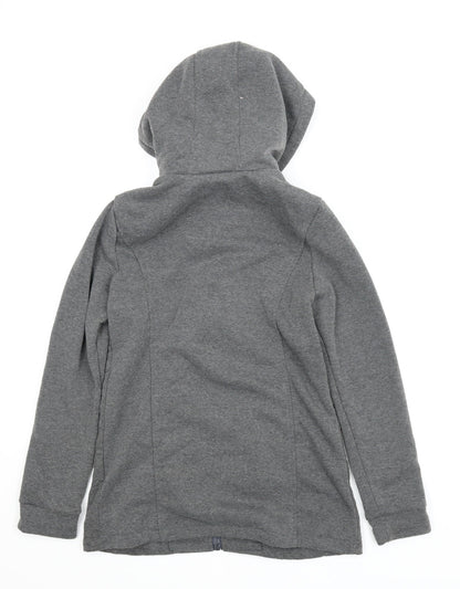 Network Womens Grey   Full Zip Jumper Size 8