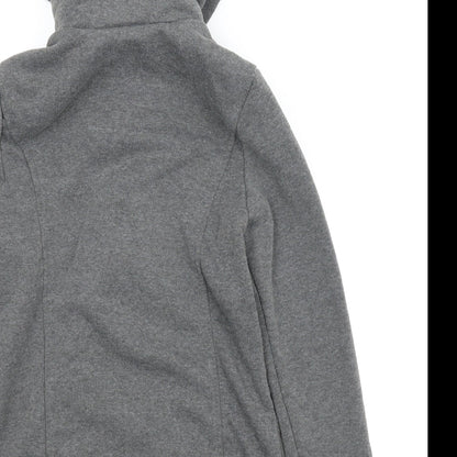 Network Womens Grey   Full Zip Jumper Size 8