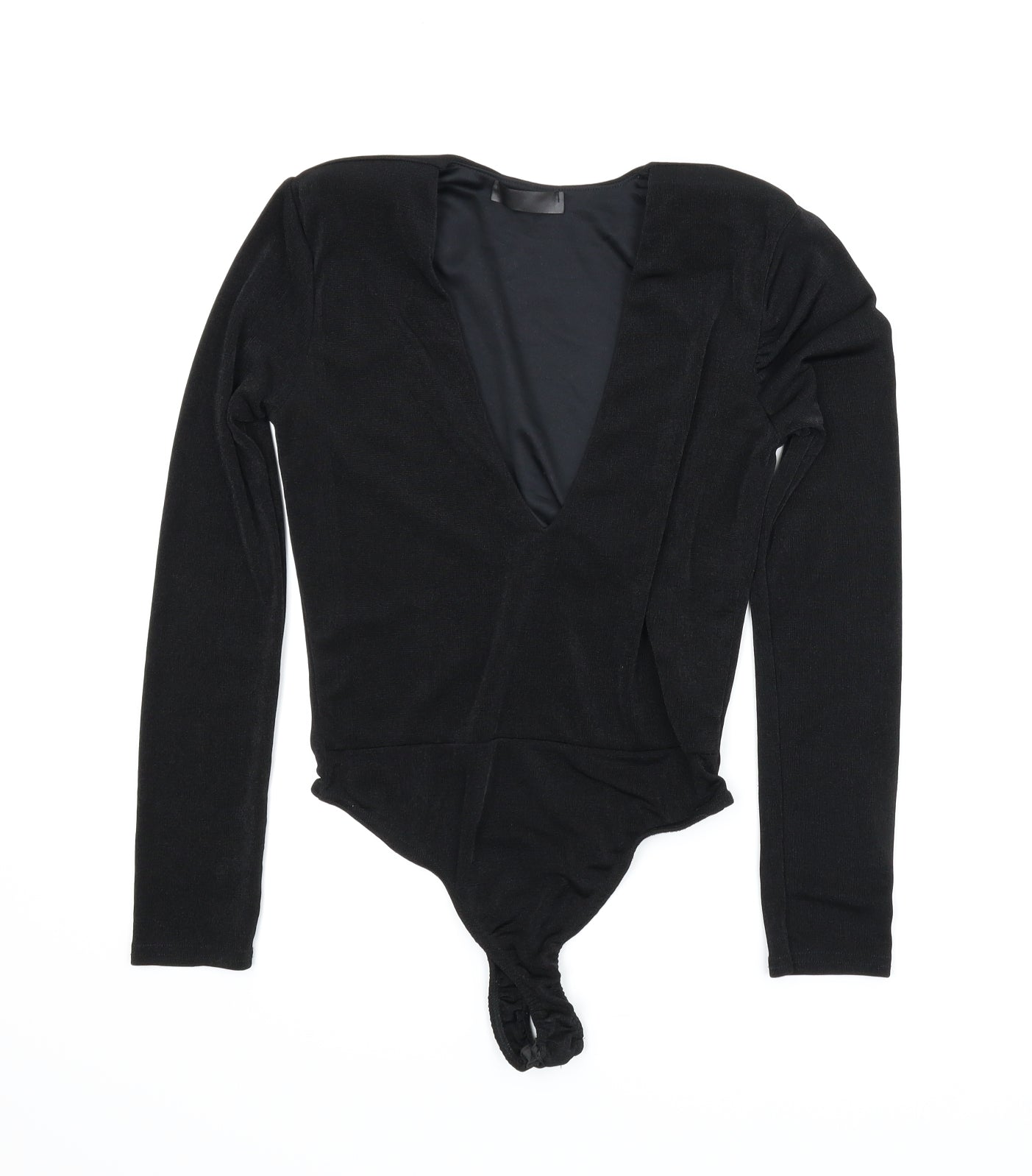 Missguided Womens Black   Leotard One-Piece Size 10