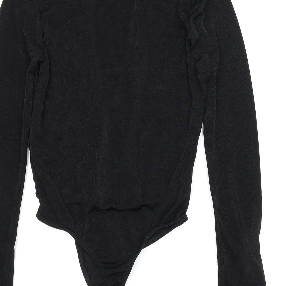 Missguided Womens Black   Leotard One-Piece Size 10