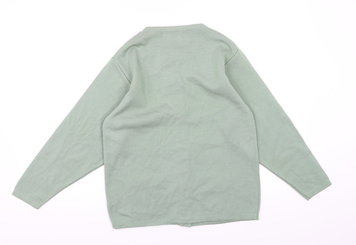 Sanco Womens Green  Knit Cardigan Jumper Size M