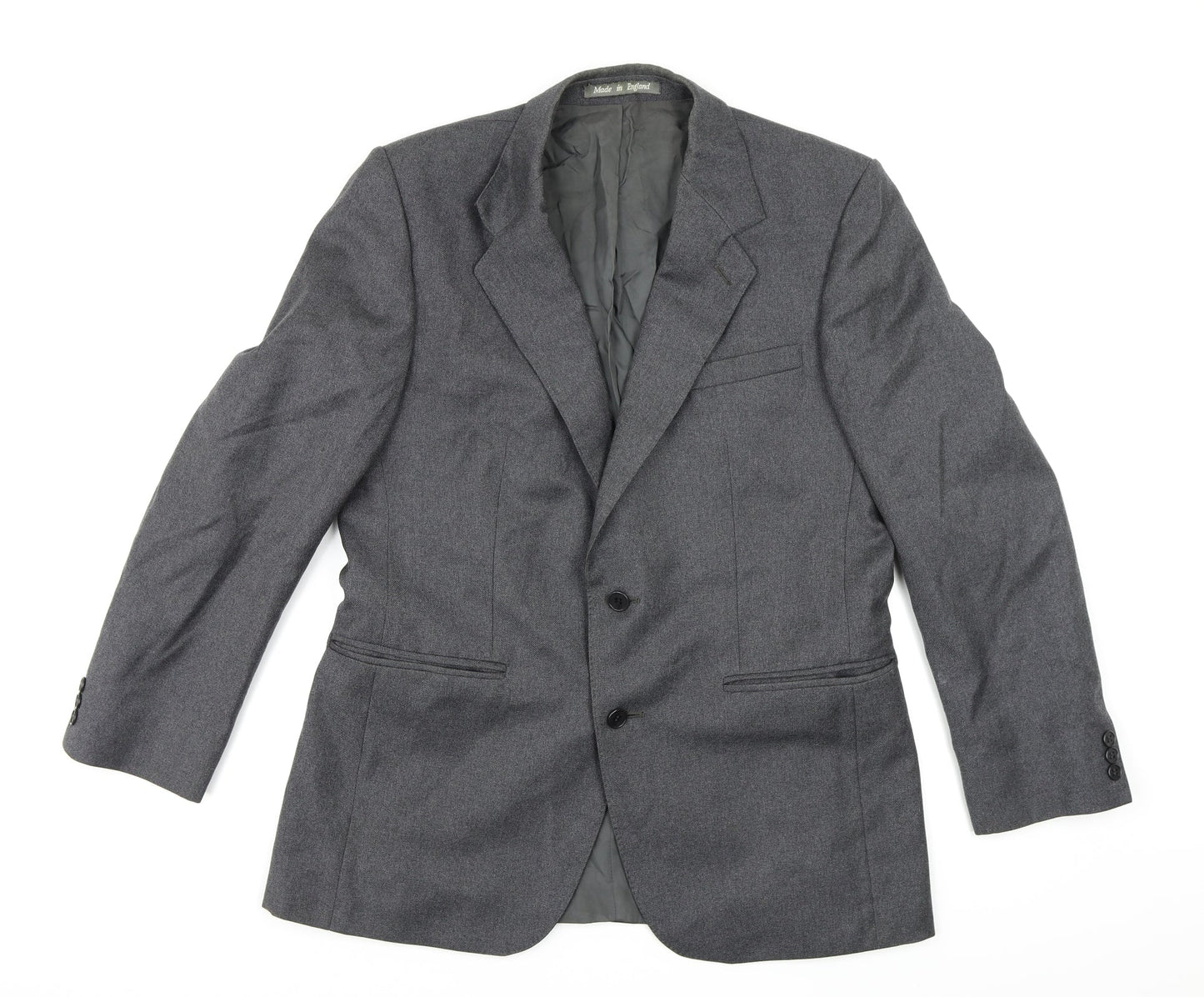 Mens UK Size 34 Burton Regular Grey Suit Jacket