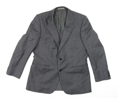 Mens UK Size 34 Burton Regular Grey Suit Jacket