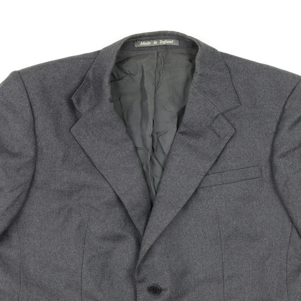 Mens UK Size 34 Burton Regular Grey Suit Jacket