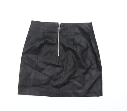 New Look Womens Black   A-Line Skirt Size 8