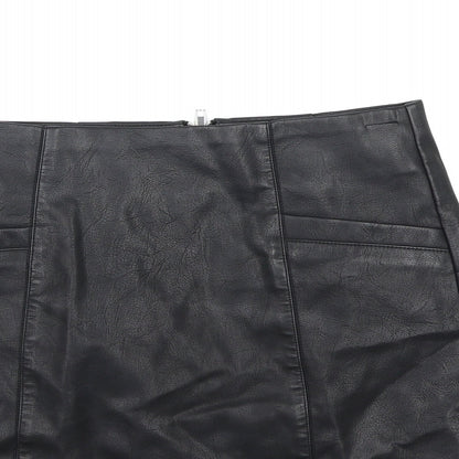 New Look Womens Black   A-Line Skirt Size 8