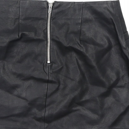 New Look Womens Black   A-Line Skirt Size 8