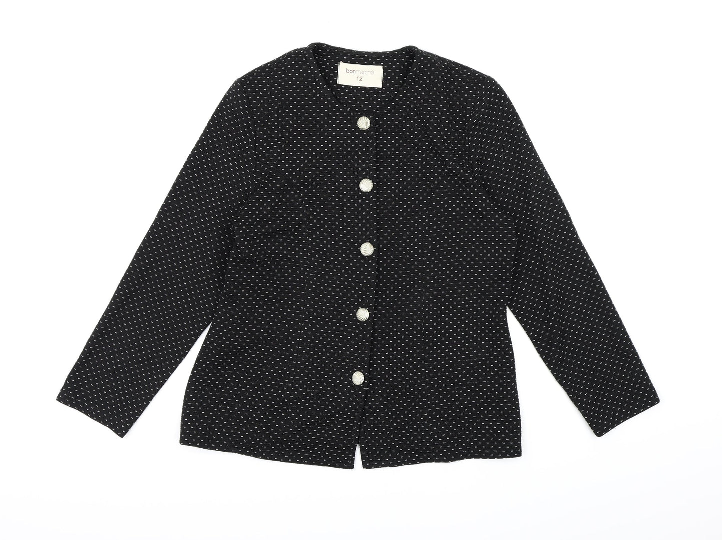 Womens UK Size 12 Bonmarché Black Jacket