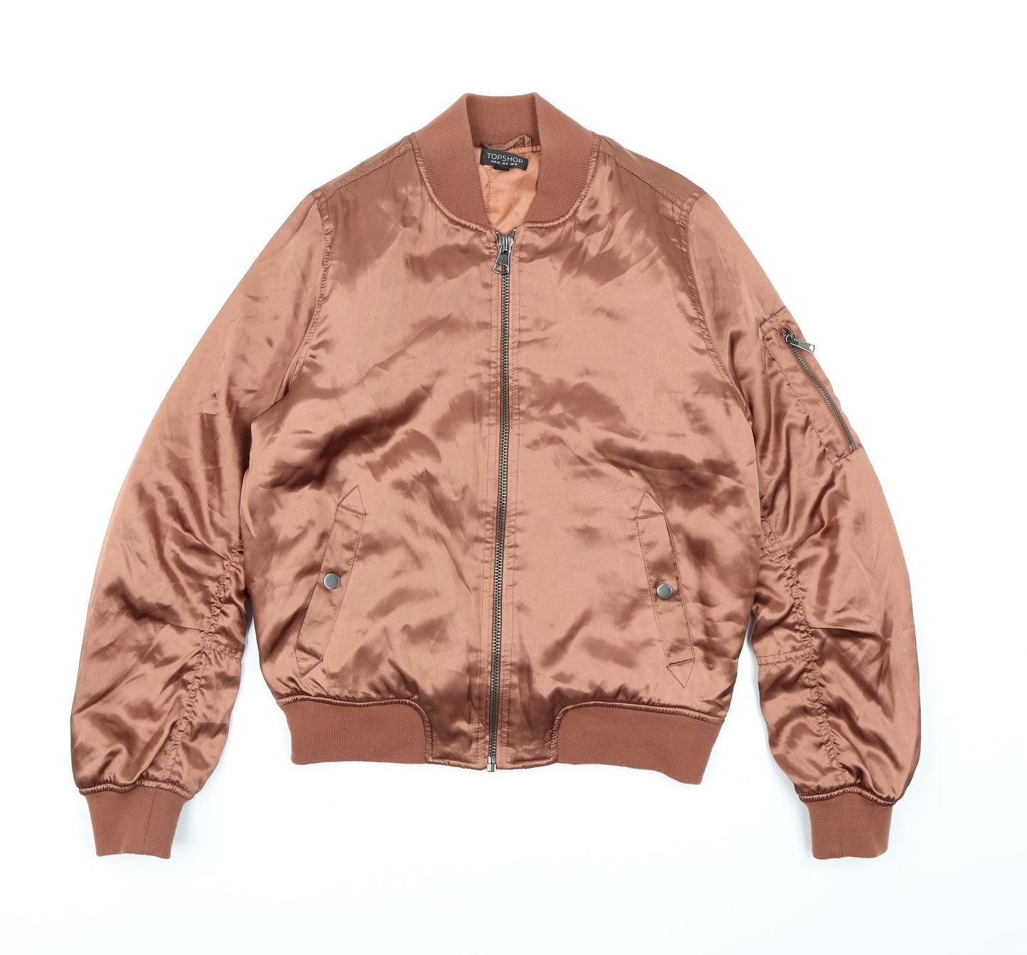 Womens UK Size 12 Topshop Brown Jacket