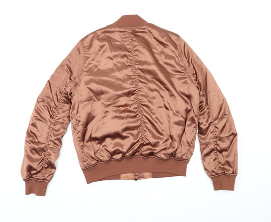Womens UK Size 12 Topshop Brown Jacket