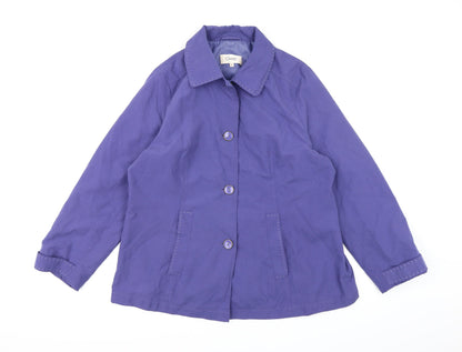 Classic Womens Purple   Pea Coat Coat Size 16