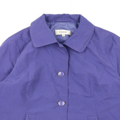 Classic Womens Purple   Pea Coat Coat Size 16
