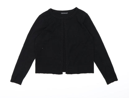 David Emmanuel Womens Black  Knit Cardigan Jumper Size S