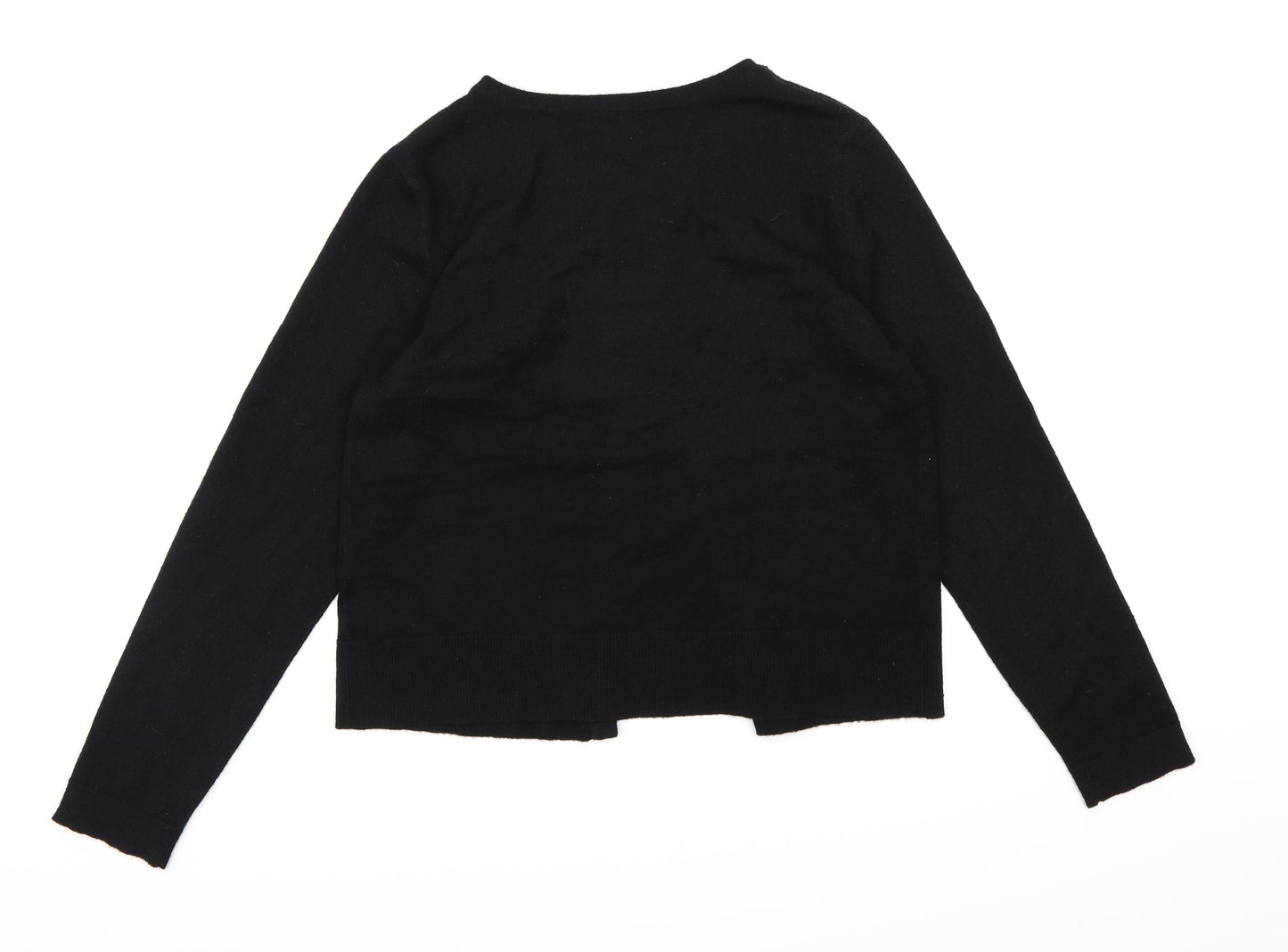 David Emmanuel Womens Black  Knit Cardigan Jumper Size S